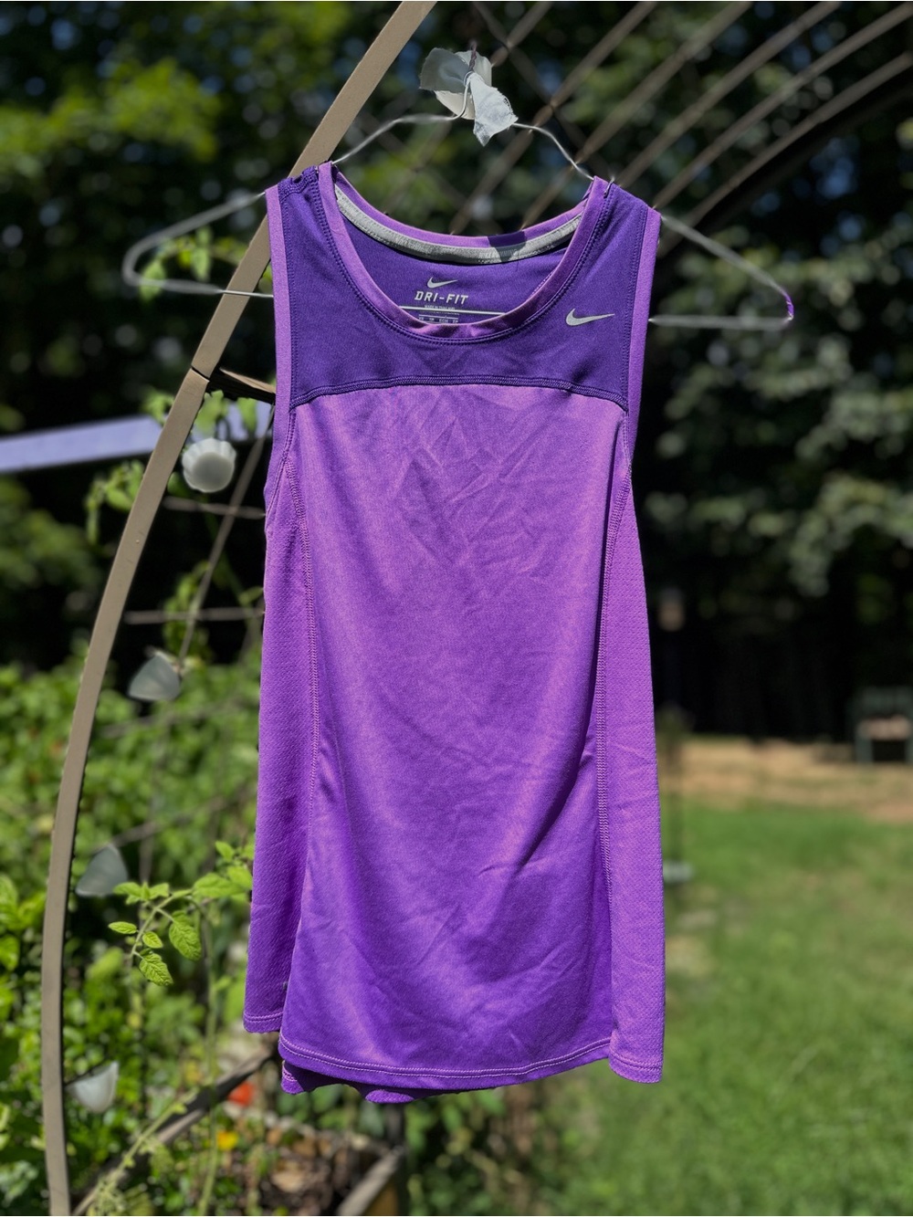 Nike Purple Two-Tone Dri-FIT Women’s Athletic Tank
